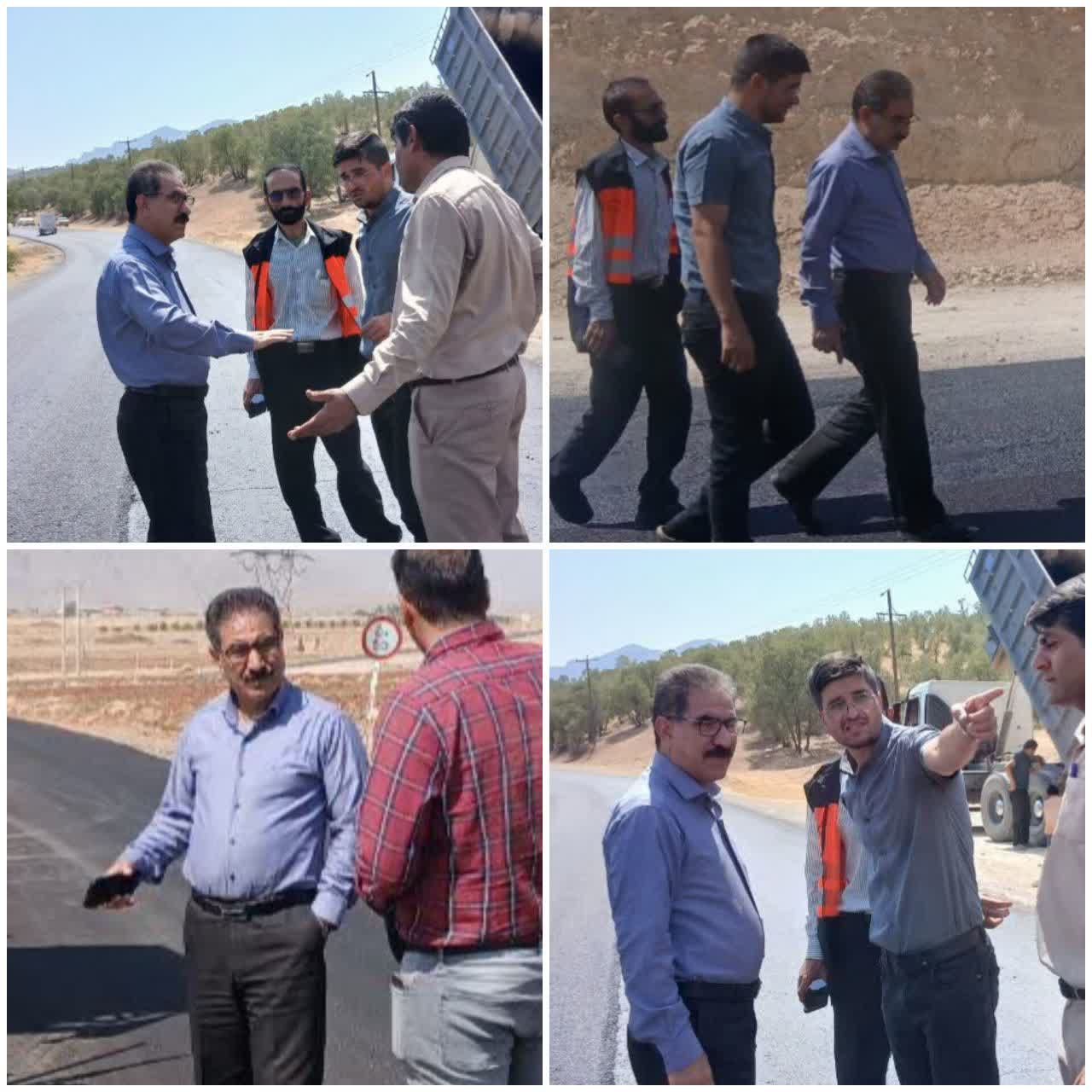 بازدید مدیرکل راهداری و حمل و نقل جادهای استان از محور ارمند به آب چنار شهرستان خانمیرزا بازدید مدیرکل راهداری و حمل و نقل جادهای استان از محور ارمند به آب چنار شهرستان خانمیرزا