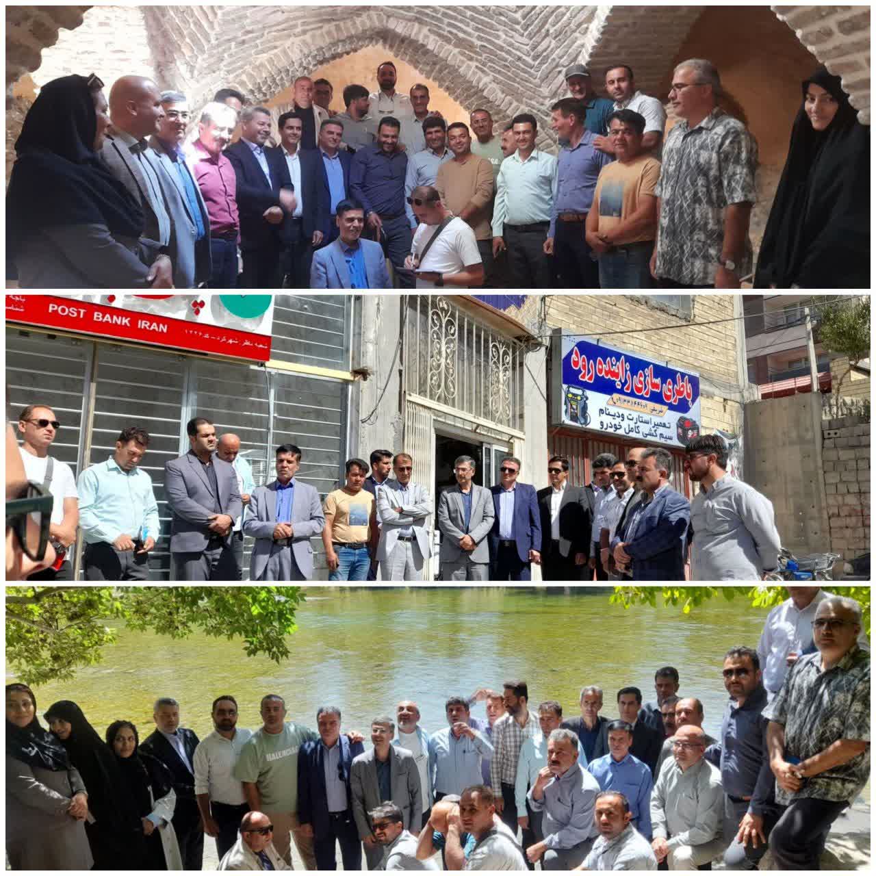 سفر آموزشی دهیاران استان قزوین به روستای نمونه ی گرم‌دره با همراهی مسئولین چهارمحال و بختیاری