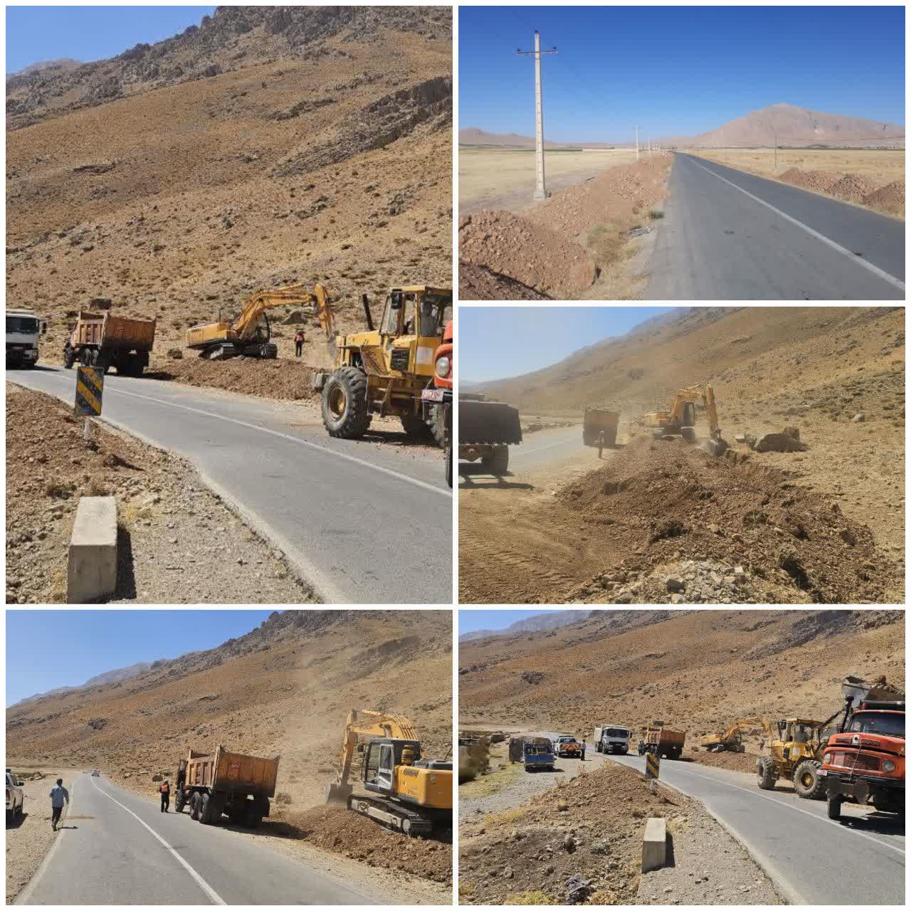 ایمنی جادههای بروجن با انجام روزانه ۵۰۰ متر خاکبرداری ایمنی جادههای بروجن با انجام روزانه ۵۰۰ متر خاکبرداری