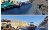 آغاز عملیات روکش آسفالت محور خوزستان در محدوده منج