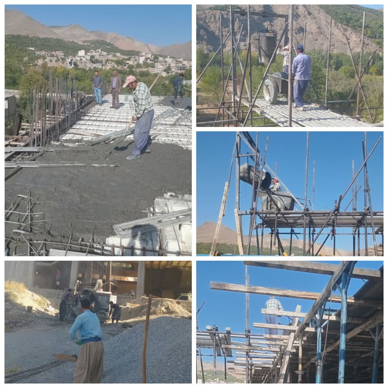 عملیات بتنریزی پروژه احداث درمانگاه جدید روستای مارکده شهرستان سامان عملیات بتنریزی پروژه احداث درمانگاه جدید روستای مارکده شهرستان سامان