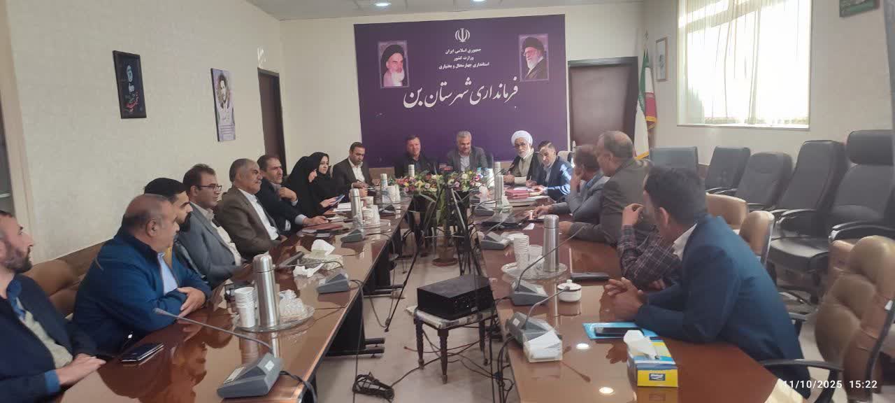 حضور معاون سیاسی، امنیتی و اجتماعی استاندار در شهرستان بن