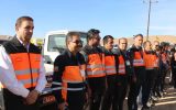 حضور فعال نیروهای راهداری استان در مانور سراسری زلزله وردنجان – شهرستان بن + تصاویر