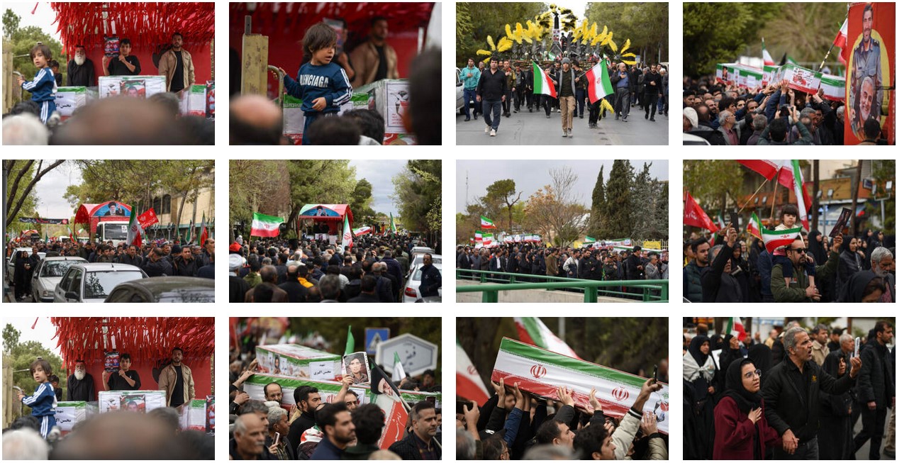 تشییع شهدای کارگر در شهر اصفهان برگزار شد تشییع شهدای کارگر در شهر اصفهان برگزار شد