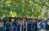 همایش پیاده‌روی خانوادگی در حاشیه زاینده‌رود ( روستاهای مارکده و قوچان) برگزار شد